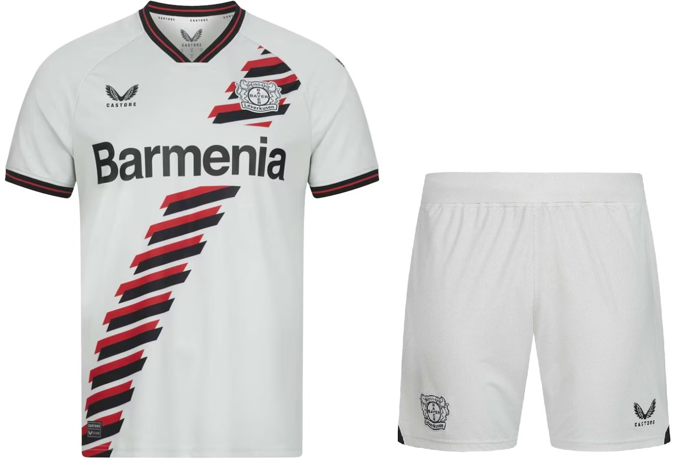 Kit infantil II Bayer Leverkusen 2023 2024 Castore oficial 